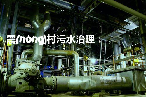 農(nóng)村污水治理：從臭水溝到清澈小溪！